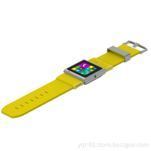Capacitive touch screen smart watch phone with camera